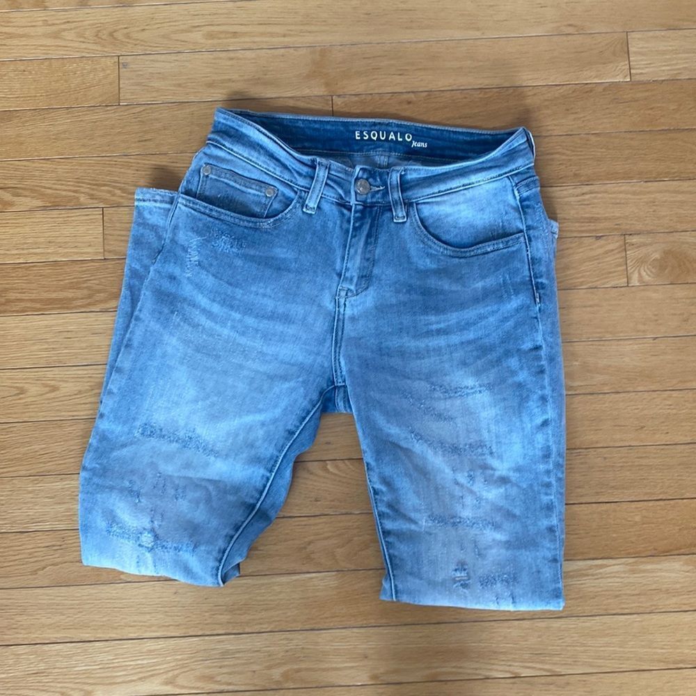 ESQUALO Jeans light wash skinny size 6